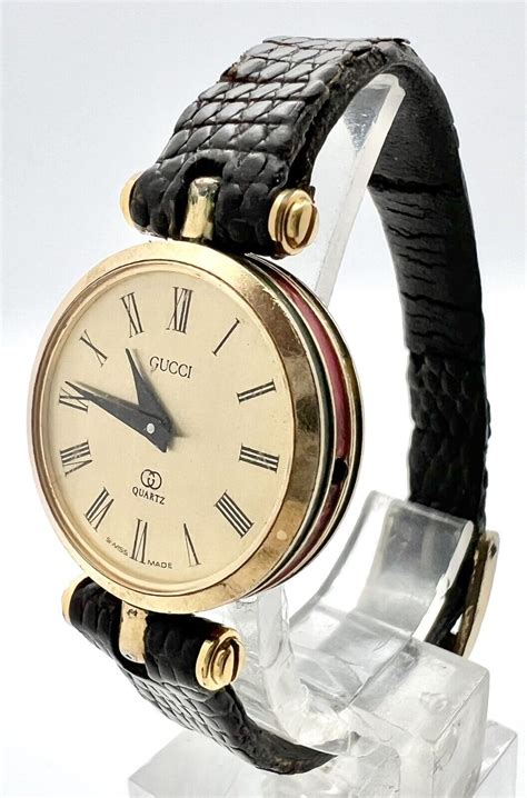 gucci mini g ladies quartz watch|vintage ladies Gucci quartz watch.